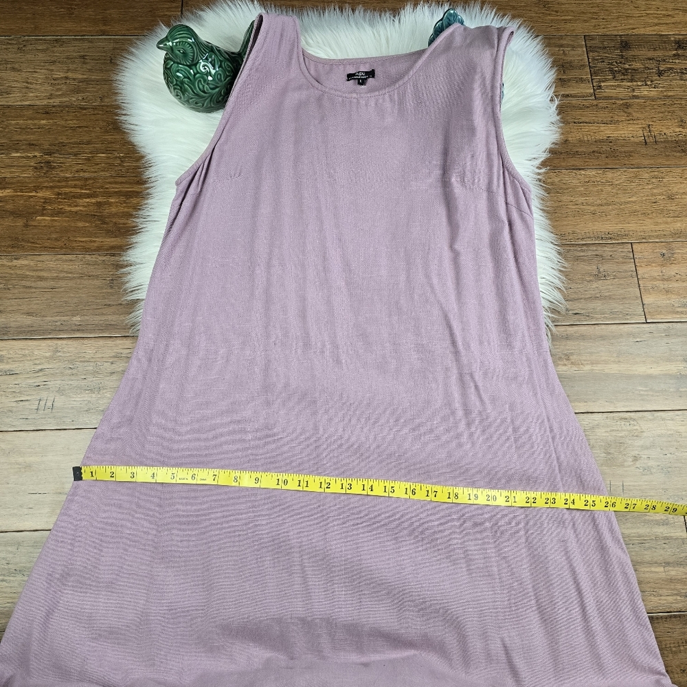 Apu A People United Mauve Sleeveless Boho Shabby Chic Maxi Dress Large - Picture 14 of 16